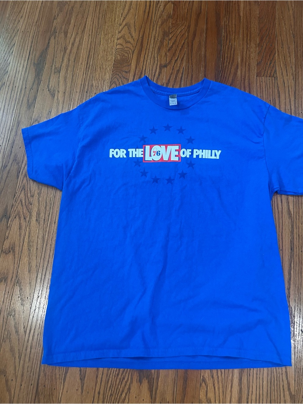 For the Love of Philly Blue Graphic Tee